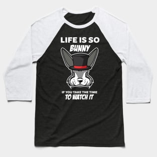BUNNY FUNNY POSTER Baseball T-Shirt